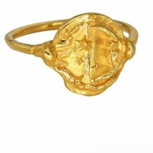 Mood Good / Good Daze waxing crescent moon ring